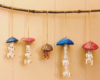ONE Handmade Psychedelic Magic Mushroom Little - You Choose Which!