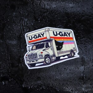 U-Haul Lesbian Sticker Gift