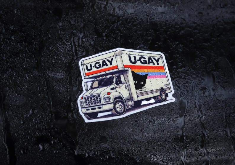 U-Haul Lesbian Sticker Gift