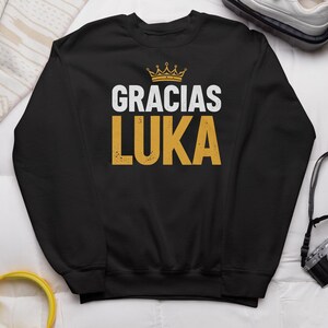 Gracias Luka, Madrid Legend Tribute, Soccer Shirt, Football Shirt, Modric Shirt, Football Gift, Gift for Dad, Madrid Fans