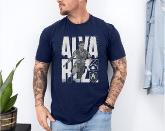 Alvarez Football Graphic Tee, Vintage Soccer Icon Player Inspired Artwork Shirt, Athletic Fan Gift World Tournament 2026 Unisex T-Shirt