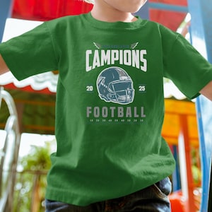 Phildelphia The 2025 Football Champions, Philly Champs Tribute Tee, Football Inspired, LIX Champions, Available in Youth Sizes