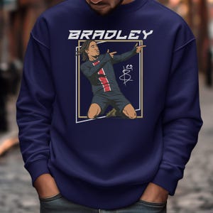 Barcola Goal Celebration Signature, Paris Star Player Inspired Design, Custom Gift for Paris Soccer Fans, Football Jersey Personalized Shirt
