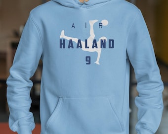 Air Haaland Inspired Design Tee, Manchester Soccer Football Star Player, Manchester Soccer Fans, Football Fans Gift, Youth Sizes