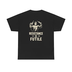 Resistance is Futile | Powerful Electrician Graphic T-Shirt