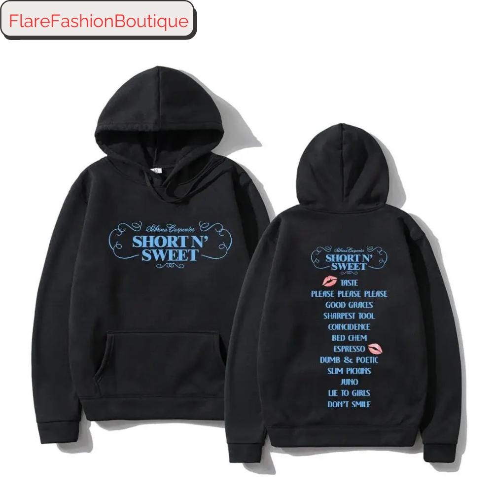 Sabrina Carpenter Hoodie , Concert Hoodie , Casual Fleece Hoodie , Music Hoodie , Cozy Hoodie , Tour Hoodie , Unisex Hoodie