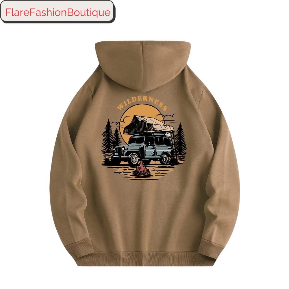 Peckshirt Custom Retro Car Hoodie , Fun Pattern Hoodie , Autumn Winter Hoodie , Loose Fit Hoodie , Trendy Hoodie , Casual Hoodie , Couple Hoodie