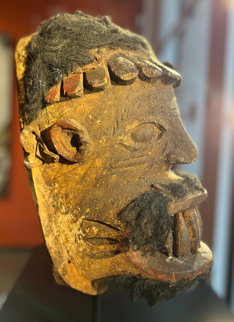 Traditional Igbo Mask · Nigeria · African Tribal Art · Authentic ...