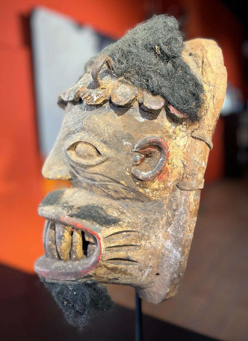 Traditional Igbo Mask · Nigeria · African Tribal Art · Authentic ...