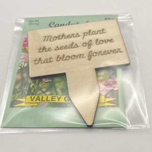 Mother’s Day Seed Packet Gift Set with Wooden Plant Stake