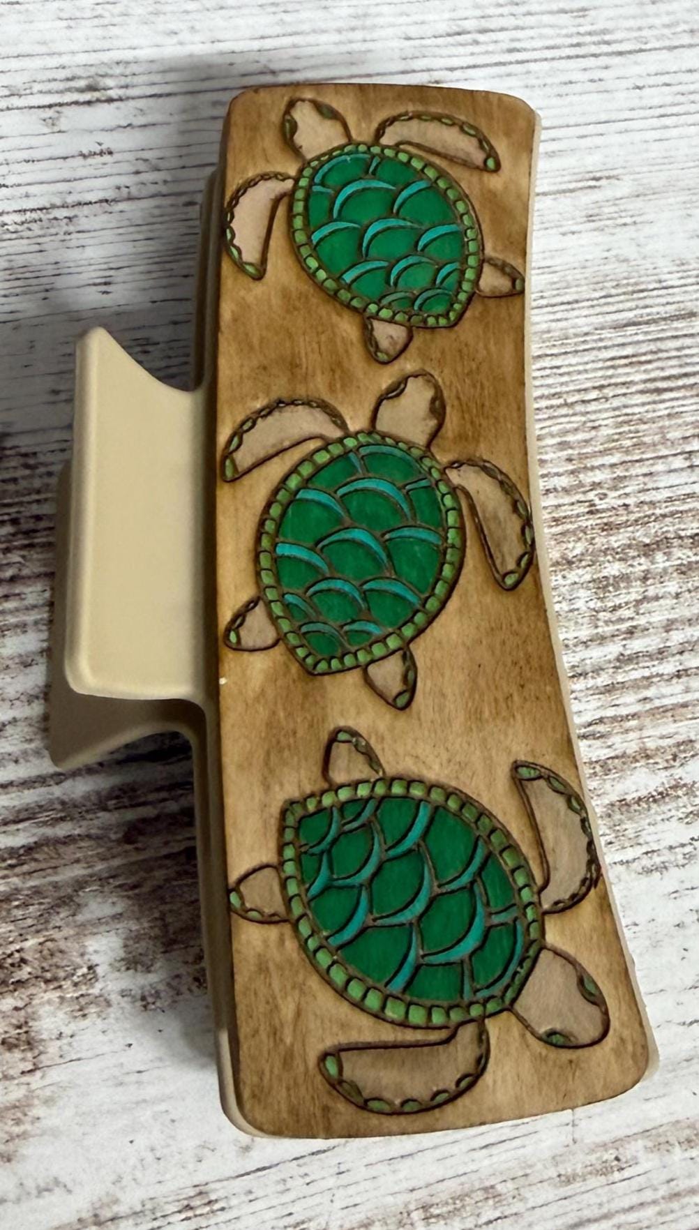 Wooden Turtle Hair Stick - Etsy display picture 1