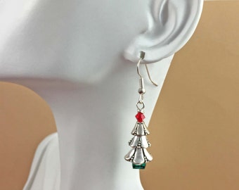 Christmas Tree Earrings Christmas Earrings Tree Earrings