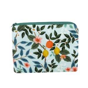 Floral Zipper Pouch: Rifle Paper Co Bramble Citrus Grove Small Bag