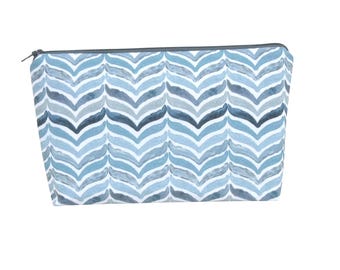 Whales Tail Make Up Pouch, Cosmetic Zipper Bag by Ocean Patch