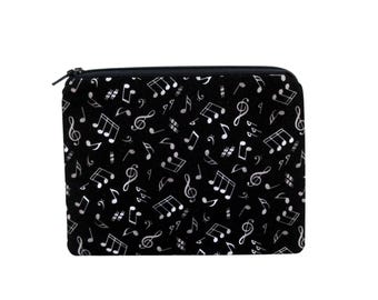 Music Note Zipper Pouch, Music Teacher Gift