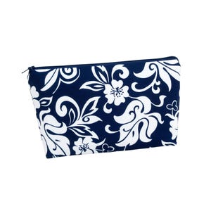 Zippered Make Up Bag, California Classic Surf, Cosmetic Zipper Pouch