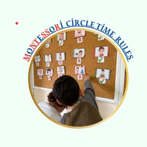 Schede di comportamento Montessori / Tabella di comportamento positivo e negativo / Apprendimento visivo per bambini / PDF stampabile / Schede plastificate Download immediato