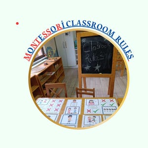Reglas del aula imprimibles / Inspiradas en Montessori / Cuadro de conducta para preescolar y jardín de infantes / PDF digital / Descarga instantánea
