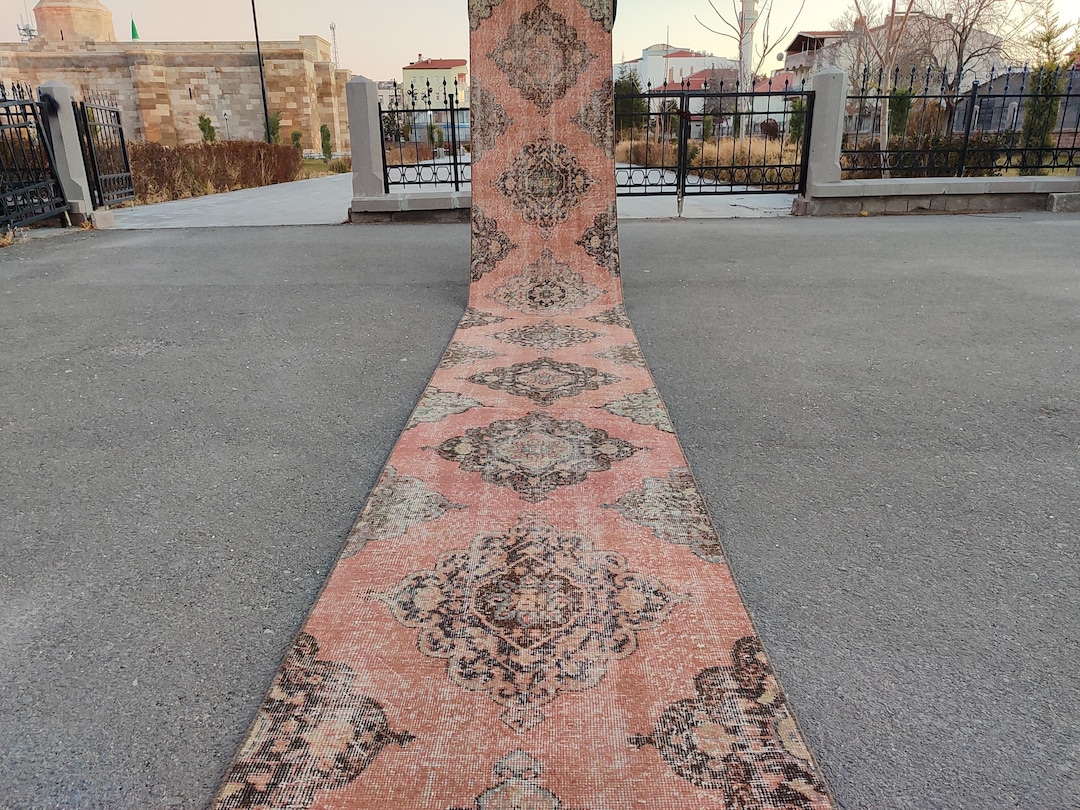 18 Feet Long Runner Extra, Stair Rug Runner, Persian Heriz Runner Rug ...