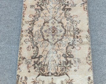 2x6 runner rug Rare color, Skinny antique rug 2x6 runner, Vintage runner 2x6, Narrow runner rug, Turkish 2x6 oushak runner