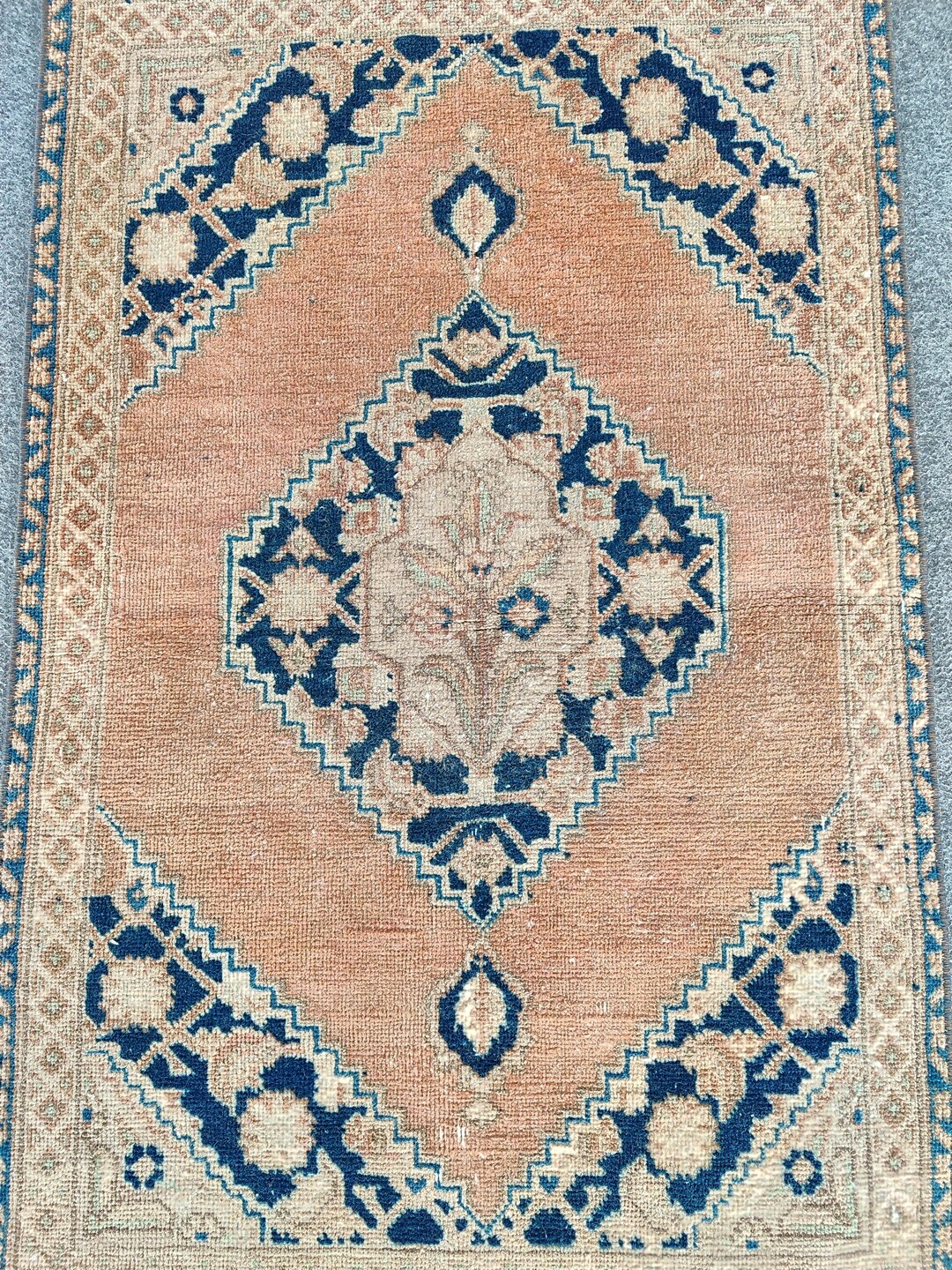 2x4 Rug Skinny, Small Antique Rug 2x4, Vintage Rug 2x4, Oushak Rug 2x4 ...