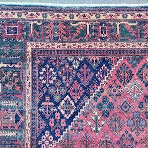 8x11 Heriz rug Antique, Oversize Persian rug 8x11, Serapi area rug 8x11 vintage, Oriental rug, Turkish 8x11 Oushak rug, Living room rug 8x11
