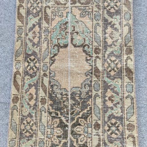 2x12 löpare oushak, Löpare med smalt tyg, Turkisk löpare 2x12, Smal löpare, Vintage löpare 2x12, Lapptäcksmatta, Hemmöbler