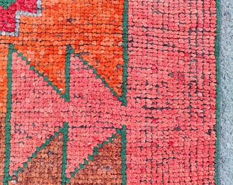 3x10 ft herki rug, Afghan rug runner 3x10 vintage, 3x10 heriz rug runner, Turkish 3x10 oushak runner, Oriental runner rug 10 feet