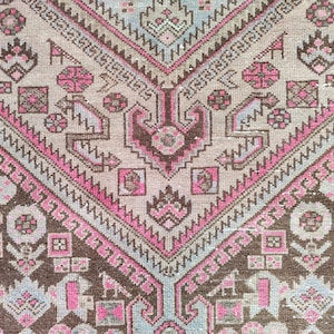 4x6 Persian rug, Malayer rug 4x6 vintage, Heriz rug 4x6 neutral color, Antique rug 4x6 Faded, Turkish 4x6 oushak rug, Afghan rug, Oriental