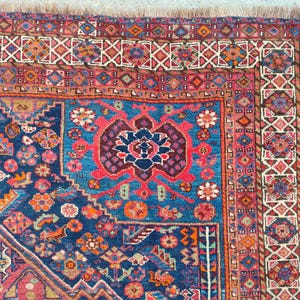 8x10 Heriz area rug, Oversize Persian rug 8x10, Serapi rug, Antique 8x10 living room rug, Oriental rug 8x10 vintage, Mahal rug, Furniture image 1