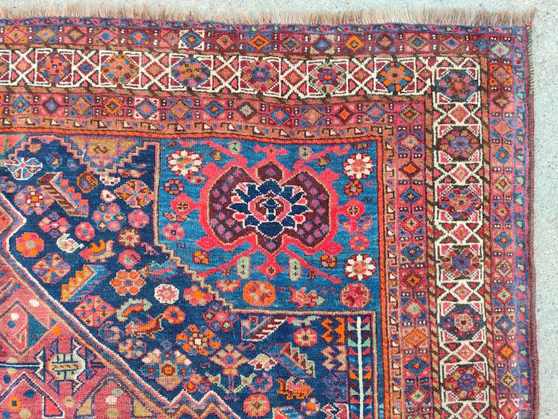 8x10 Heriz area rug, Oversize Persian rug 8x10, Serapi rug, Antique 8x10 living room rug, Oriental rug 8x10 vintage, Mahal rug, Furniture image 1