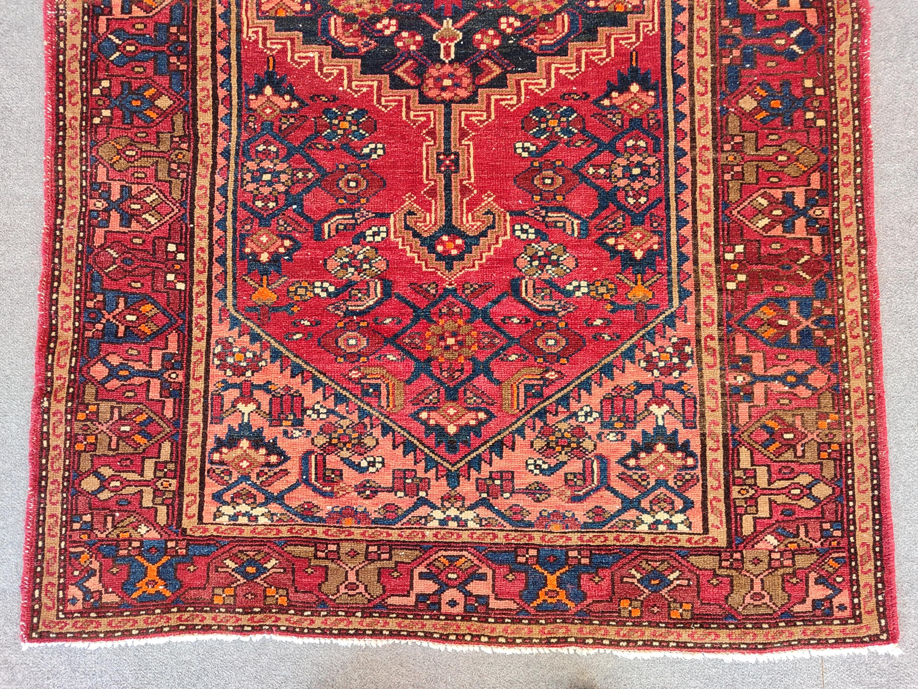 Rare 4x7 Persian Rug, Malayer Rug 4x7 Vibrant Color, Antique 4x7 Heriz ...