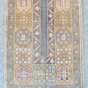Läufer 70x200, Türkischer Läufer 7x7, Vintage Läufer, Oushak Läufer 2x7, Patchworkteppich, Persischer 7x7 Heriz Läufer