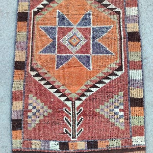 2.8 x 12 ft, Turkish runner 3x12, Vintage runner 3x12, Oushak runner 3x12, Persian 3x12 heriz runner rug, Herki rug, Antique 3x12 rug wool