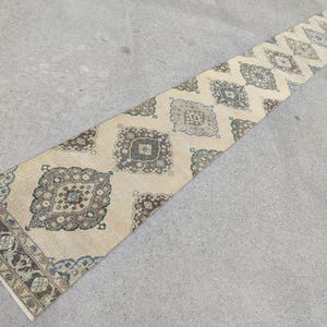 20 Fuß Teppich Läufer extra Lang, Vintage 2x20 Oushak Läufer, Langer Läufer 2x20, Persischer Teppich, Herki Teppich