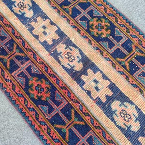2x10 runner rug, Skinny rug runner, Turkish runner 2x10, Vintage runner 2x10, Oushak runner 2x10, Narrow runner rug, Patchwork runner rug