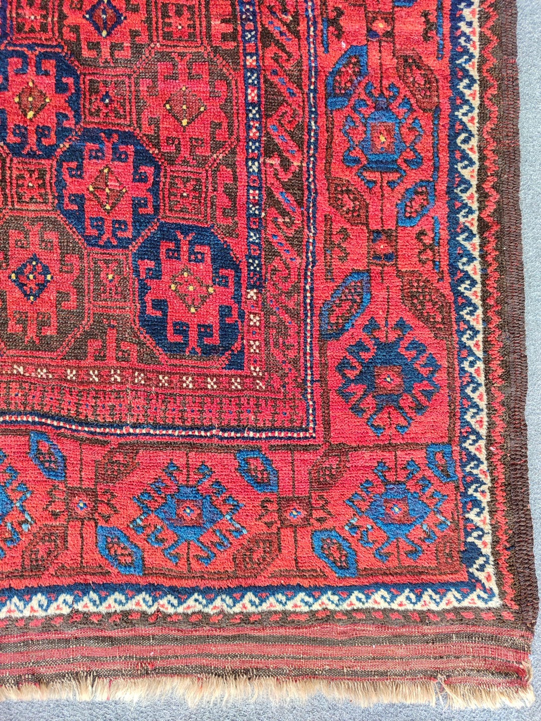 Rare 4x7 Persian Rug, Malayer Rug 4x7 Vibrant Color, Antique 4x7 Heriz ...