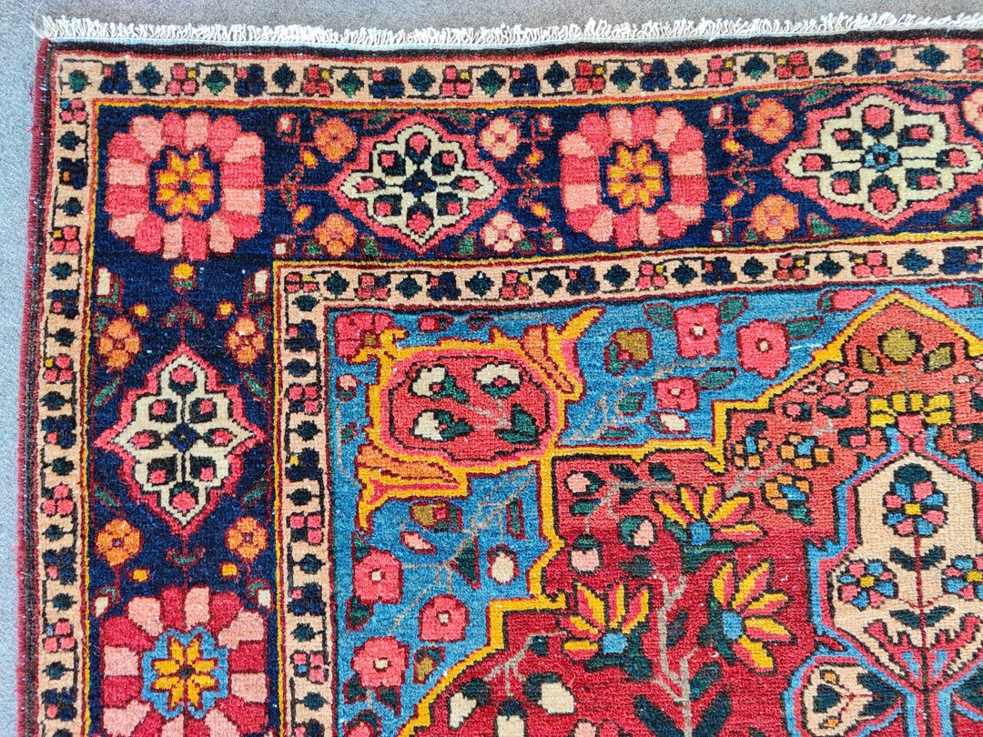 Famous Pattern Rug Famous! 5x7 Heriz Rug Colorful, Antique 5x7 Serapi Rug, Persian Rug 5x7 ...