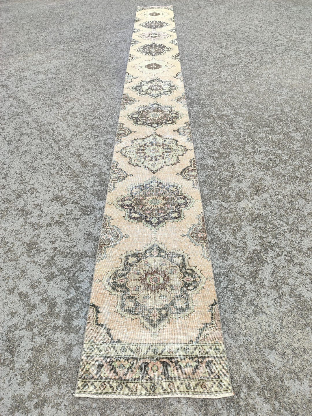 21 Ft Rug Runner Very Long, Stair Rug Runner, Extra Long Runner Turkish ...