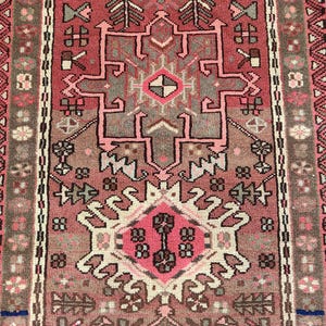 2.9 x 9 ft, Persian runner 3x9, Heriz runner rug 3x9 vintage, Antique runner 3x9 Red color, Afghan rug, Turkish 3x9 oushak runner, Herki rug