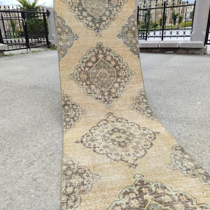 20 Fuß Teppich Läufer, Teppich Läufer, 600 cm langer Teppich Läufer, Langer Läufer Türkisch 2x20, Vintage Teppich 2x20, Massiver Läufer, Herki Teppich