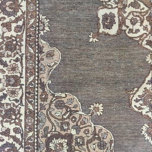 Gray 5x7 persian rug, Natural 5x7 vintage rug, Antique 5x7 Malayer rug, Heriz rug 5x7, Brown rug, Turkish 5x7 oushak rug, Oriental rug rare