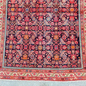 RARE 4x6 Antique Ferahan Rug, Persian rug 4x6, Heriz rug 4x6 vintage, Malayer rug, Oriental rug 150 years old, Mahal rug, Shiraz rug rare