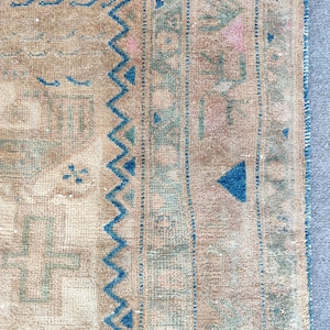 5x7 Persian rug Neutral color, Heriz rug 5x7, Turkish 5x7 oushak rug, Malayer rug 5x7 vintage, Oriental rug, Afghan rug, Shiraz rug muted