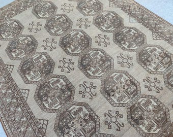 Zeldzaam! 10 x 12 vintage tapijt, groot oosters tapijt 10 x 12, oversized Perzisch heriz-tapijt 10 x 12, woonkamertapijt, grijsbruin tapijt, Serapi-tapijt