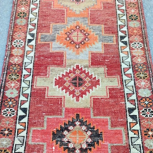3x15 Heriz runner rug, Antique 3x15 persian rug runner, Serapi runner 3x15 vintage, Turkish 3x15 oushak runner, Extra long runner rug wool