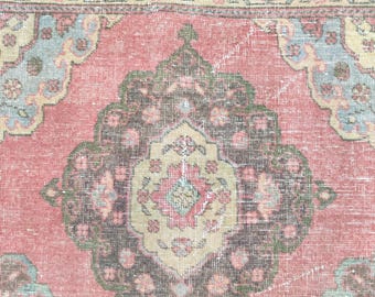 3x17 Herki loper extra lang, Traploper, Lange halloper vintage, Turkse 3x18 Oushak loper, Kleurrijk tapijt, Heriz tapijt
