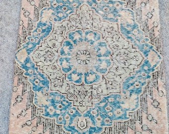 2 x 22 ft loper smal extra lang, traploper, lange halloper vintage, Turkse 2x22 oushak loper, tribale Heriz loper