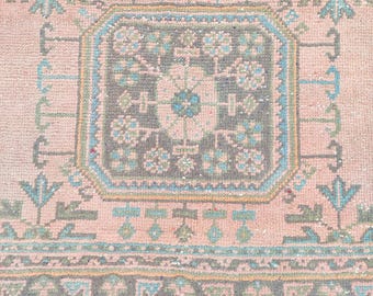 RARE ! 2,8 x 18 pi, tapis de passage turc 3 x 18 pieds, tapis de passage vintage 3 x 18 oushak, tapis de passage heriz 3 x 19, tapis de passage neutre pour couloir, meubles