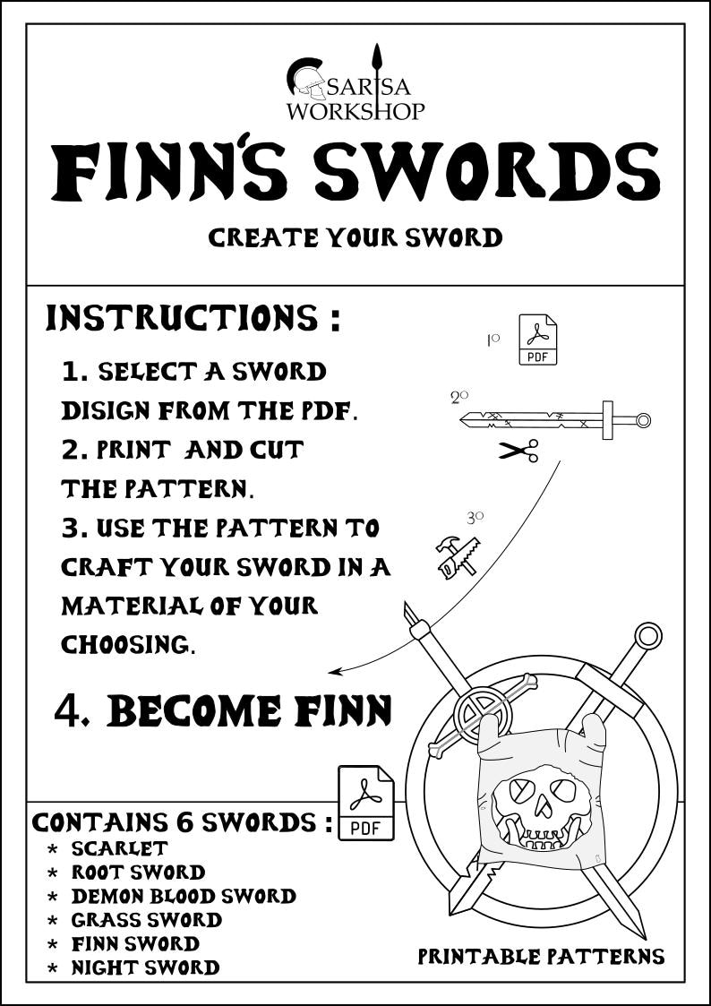 Finns Sword Pattern - Etsy